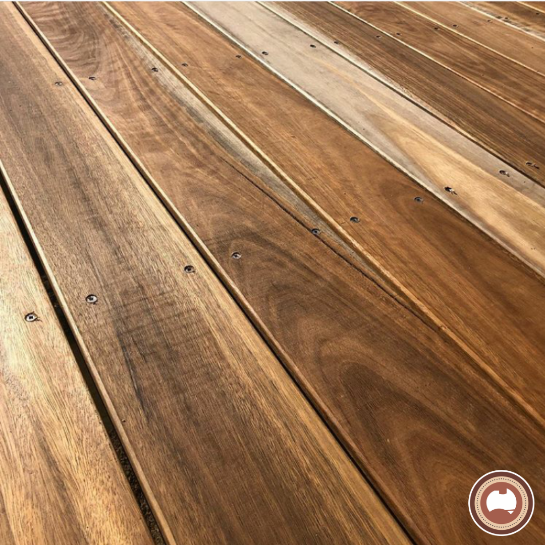 close up of a timer deck with screws